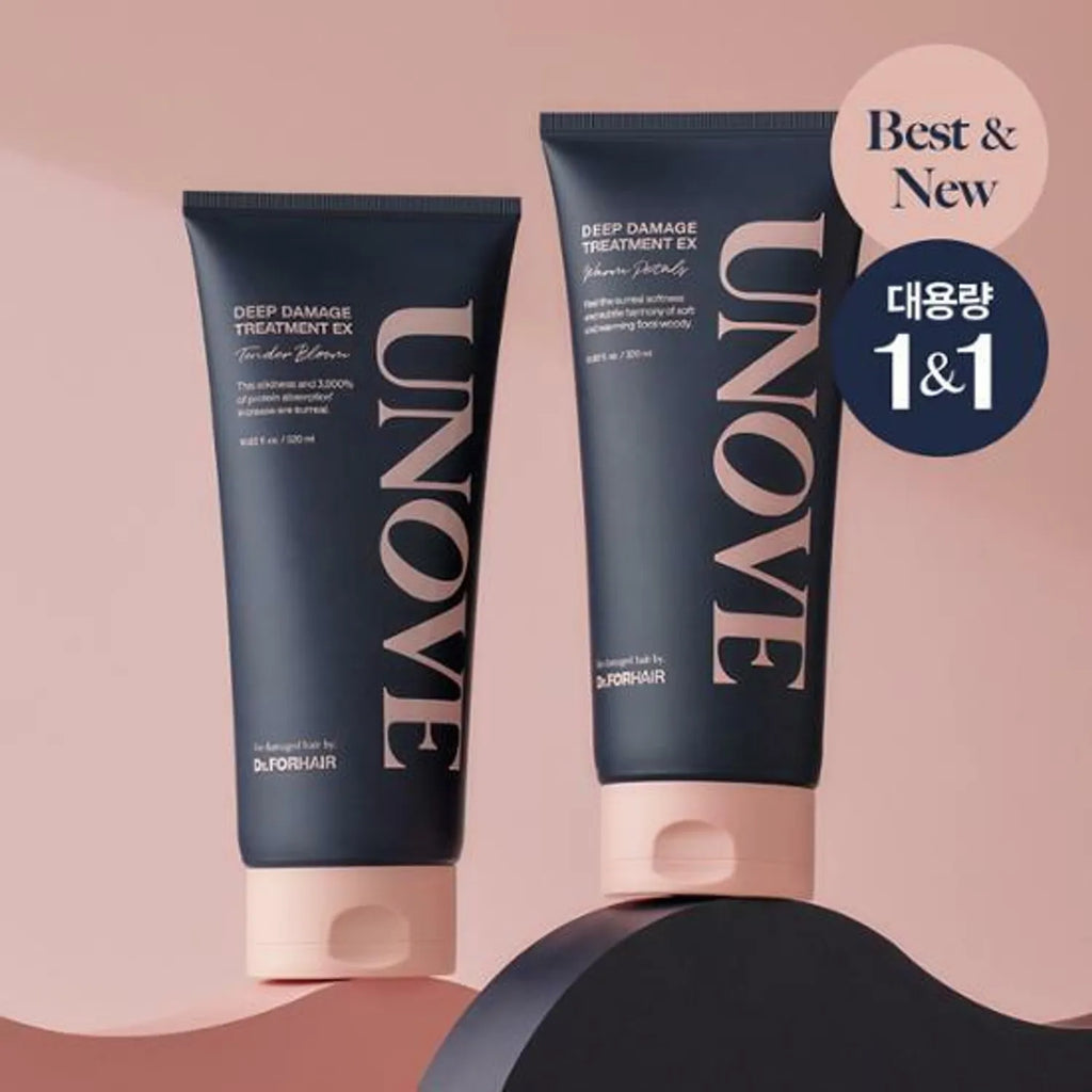 UNOVE Deep Damage Treatment EX (320ml+320ml+Freeze Calming Conditioner 30ml)