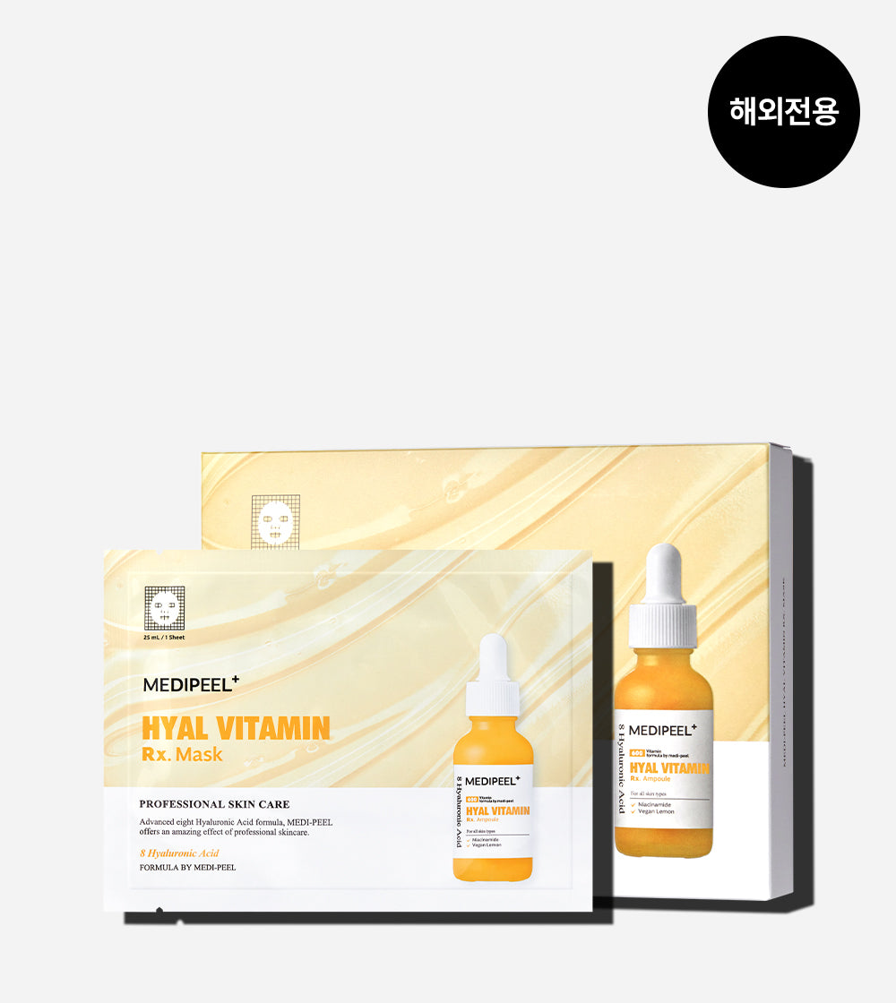 Medipeel 8 Hyaluronic Acid Hyal Vitamin Rx. Mask Pack 25ml x 10ea