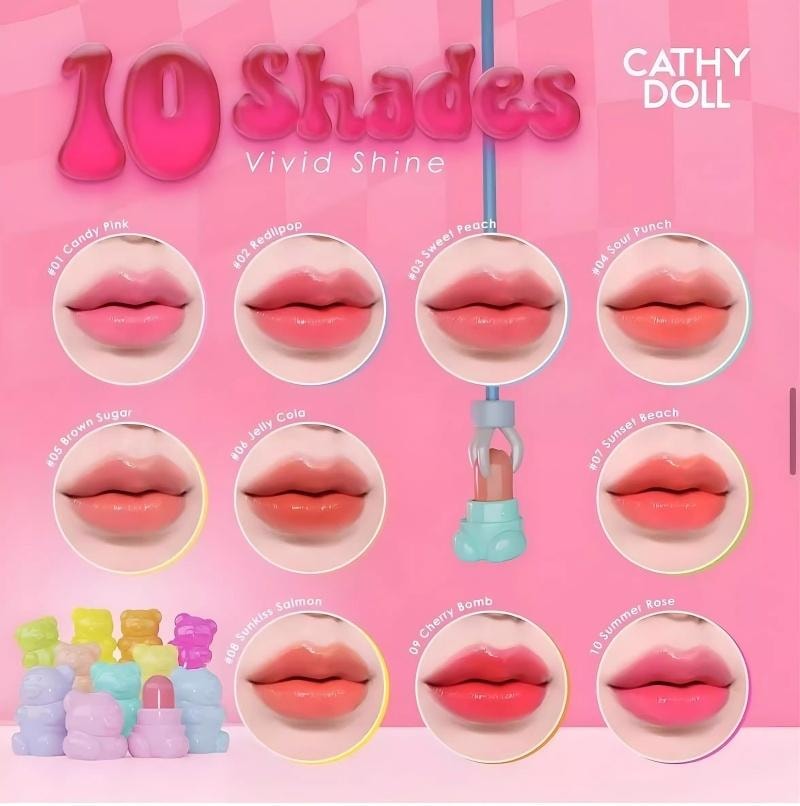 Cathy Doll Shiny Bear Lip Moist (#01 Candy Pink) 1.1g