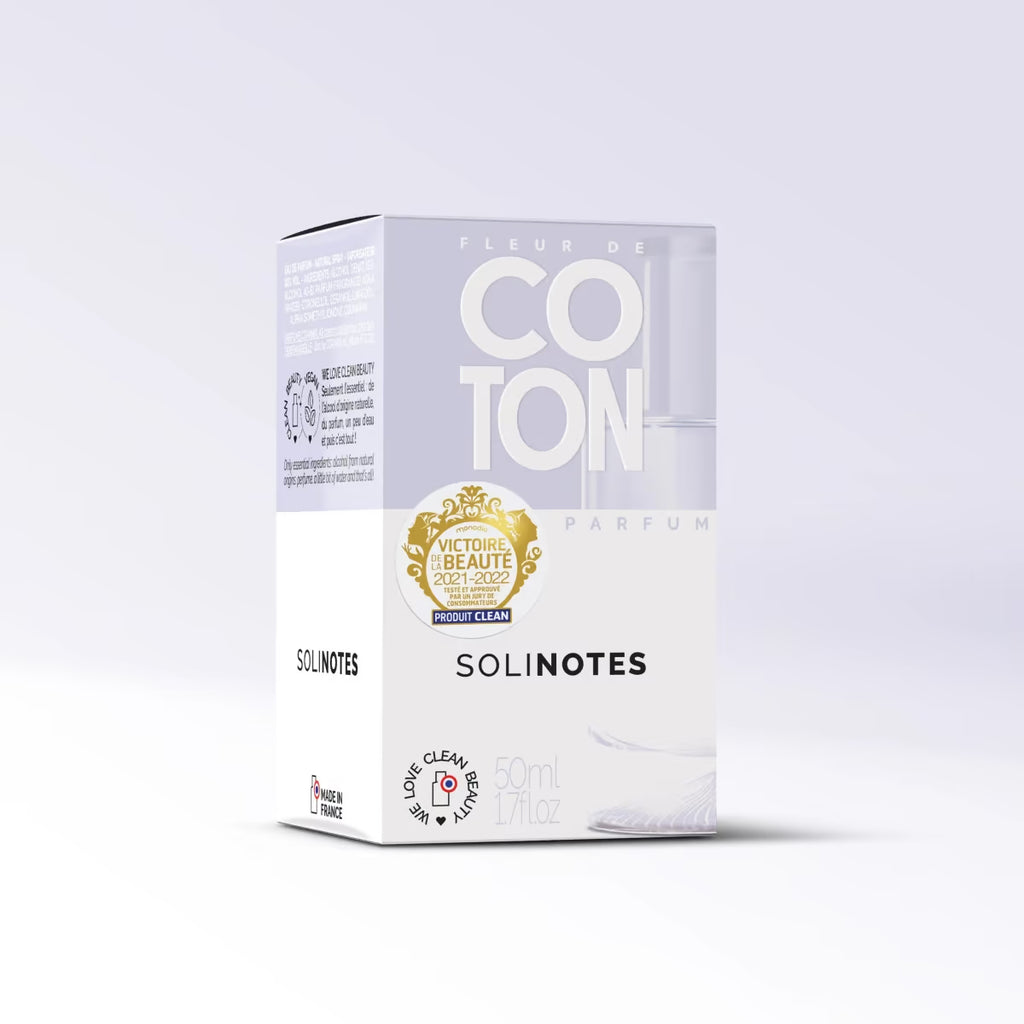 Solinotes Cotton Flower Vegan Eau de Parfum ( Vanilla, Musk & White Cedar) 50ml