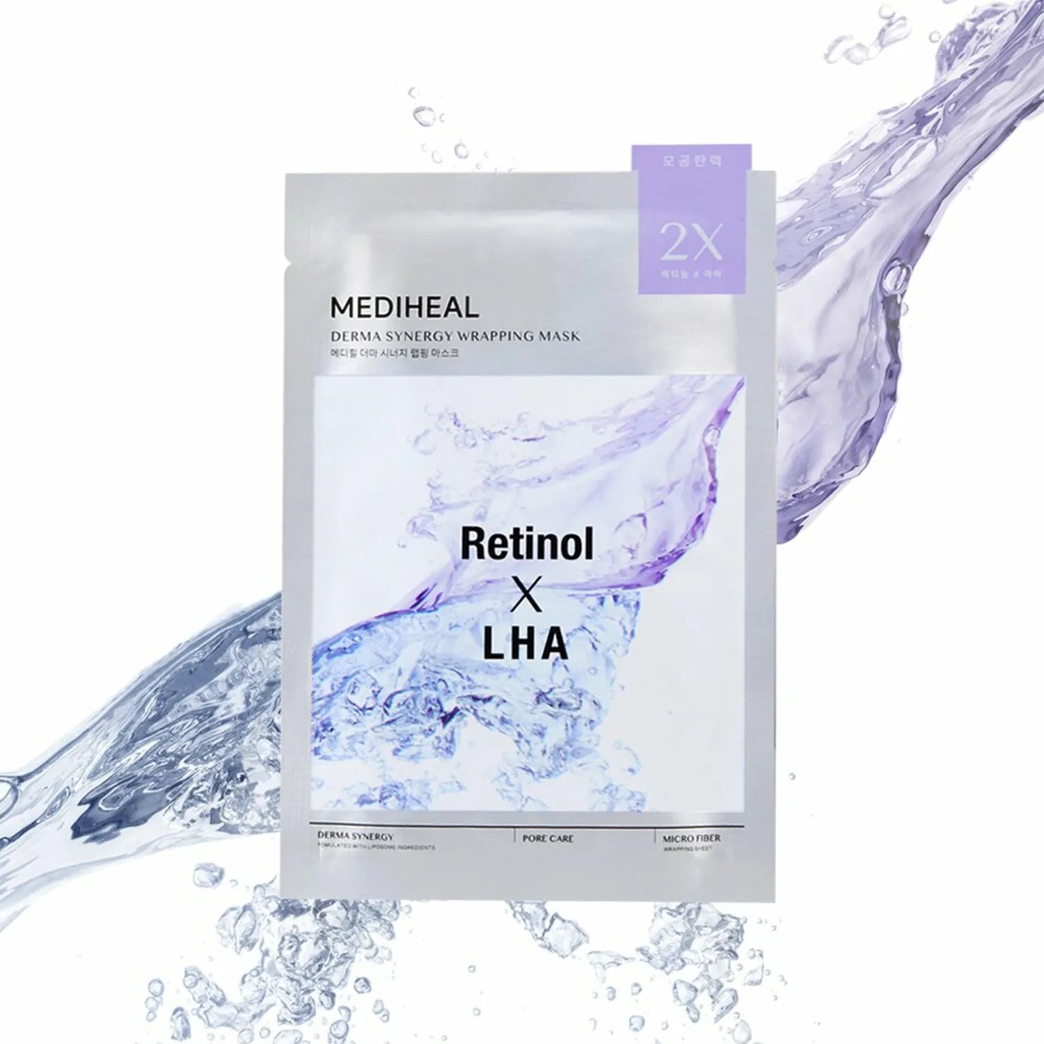 Mediheal Retinol X LHA Pore Care Derma Synergy Wrapping Mask 4ea