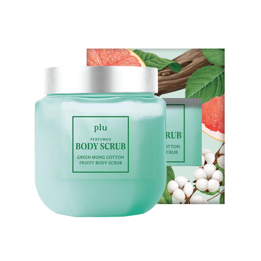 PLU Perfumed Fruity Body Scrub (Green Mong Cotton) 500g