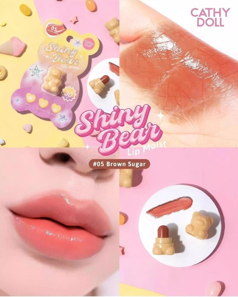 Cathy Doll Shiny Bear Lip Moist (#05 Brown Sugar) 1.1g