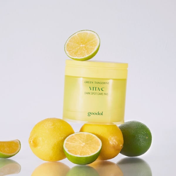 Goodal 韓國 青橘維他命C 淡斑護理棉片套組 (包含 70 片正裝 + 70 片補充裝)
