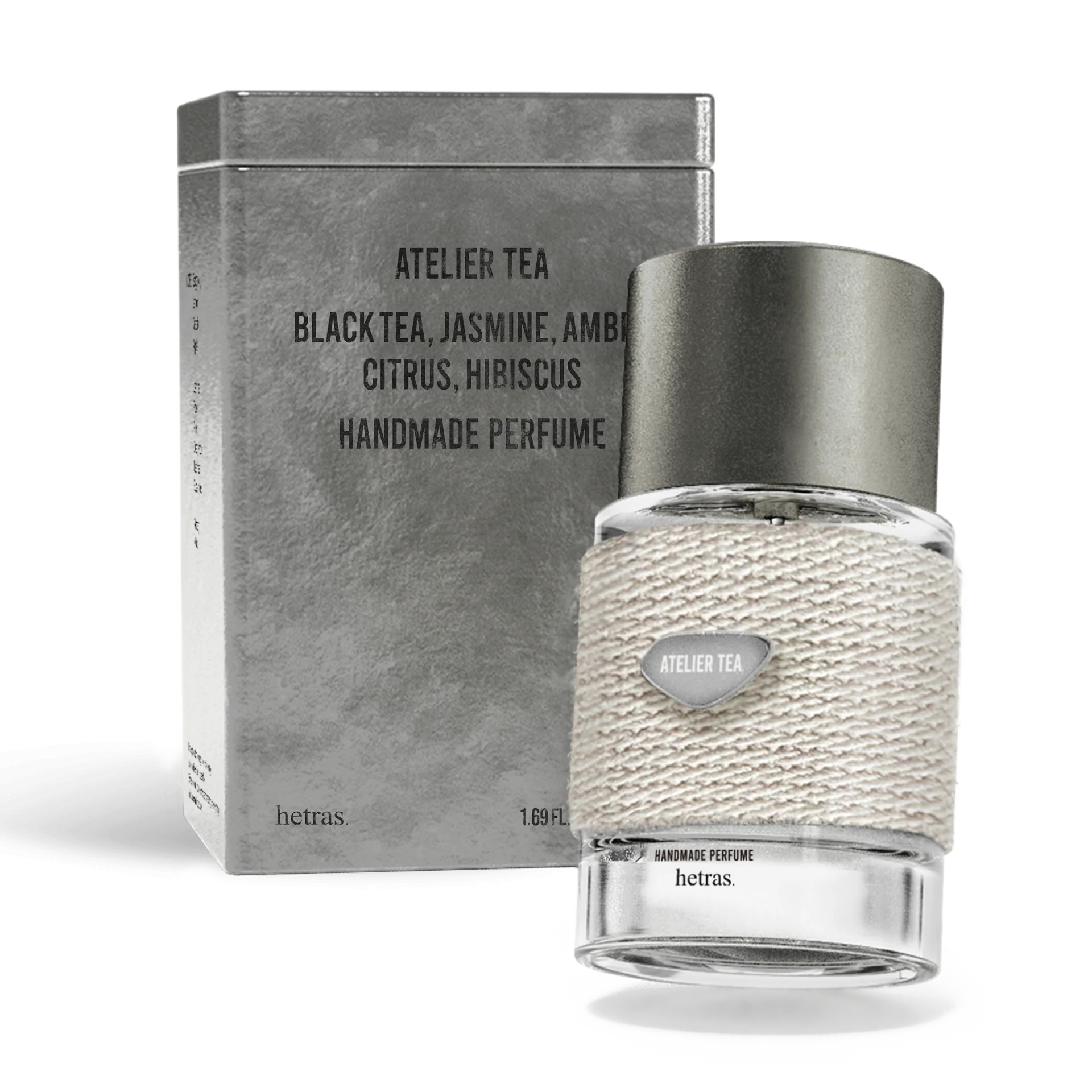 Hetras Handmade Metal Tin-style Packaging Perfume (ATELIER TEA) 50ml