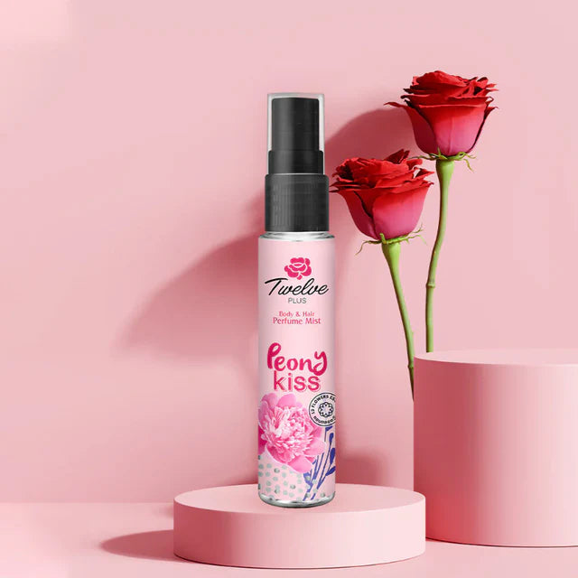 Twelve Plus Peony Kiss Mist Body Hair Perfume 25ml