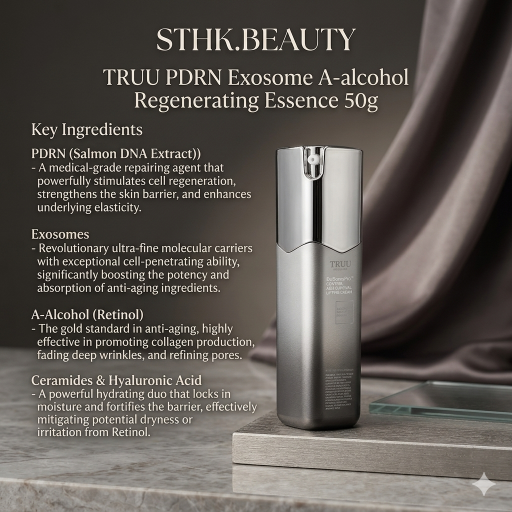 TRUU PDRN Exosome A-alcohol Regenerating Essence 50g