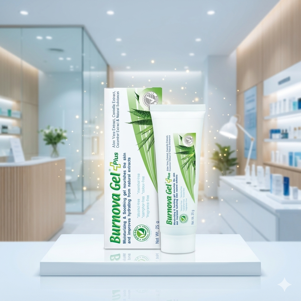 Burnova Moisturizing and Soothing Gel Plus 70g