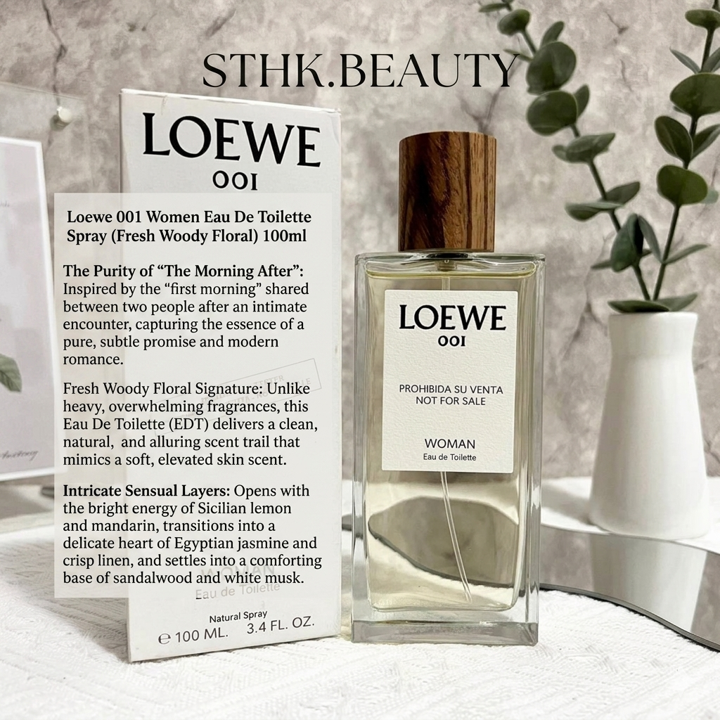 Loewe 001 Women Eau De Toilette Spray (Fresh Woody Floral) 100ml