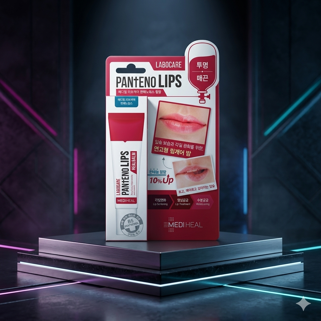 MEDIHEAL 10% Panthenol Labocare Pantenolips Healbalm (Moisturizing & Radiant Lip) 10g