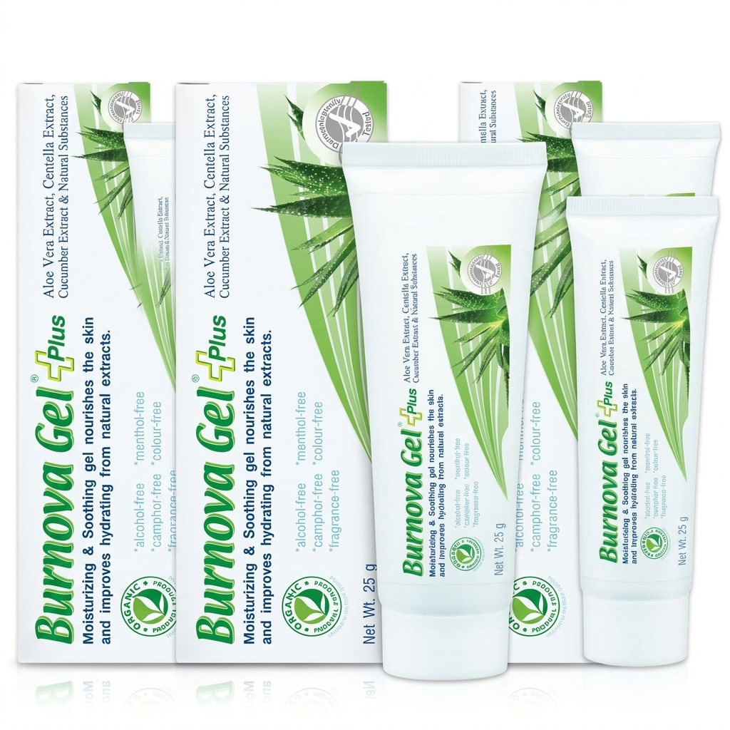Burnova Moisturizing and Soothing Gel Plus 70g