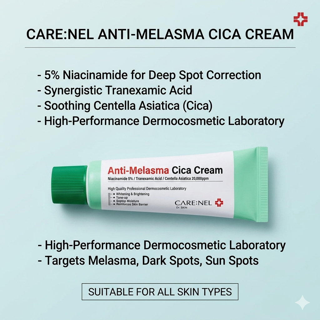 Care:Nel 5% Niacinamide Anti-Melasma Cica Cream 40ml