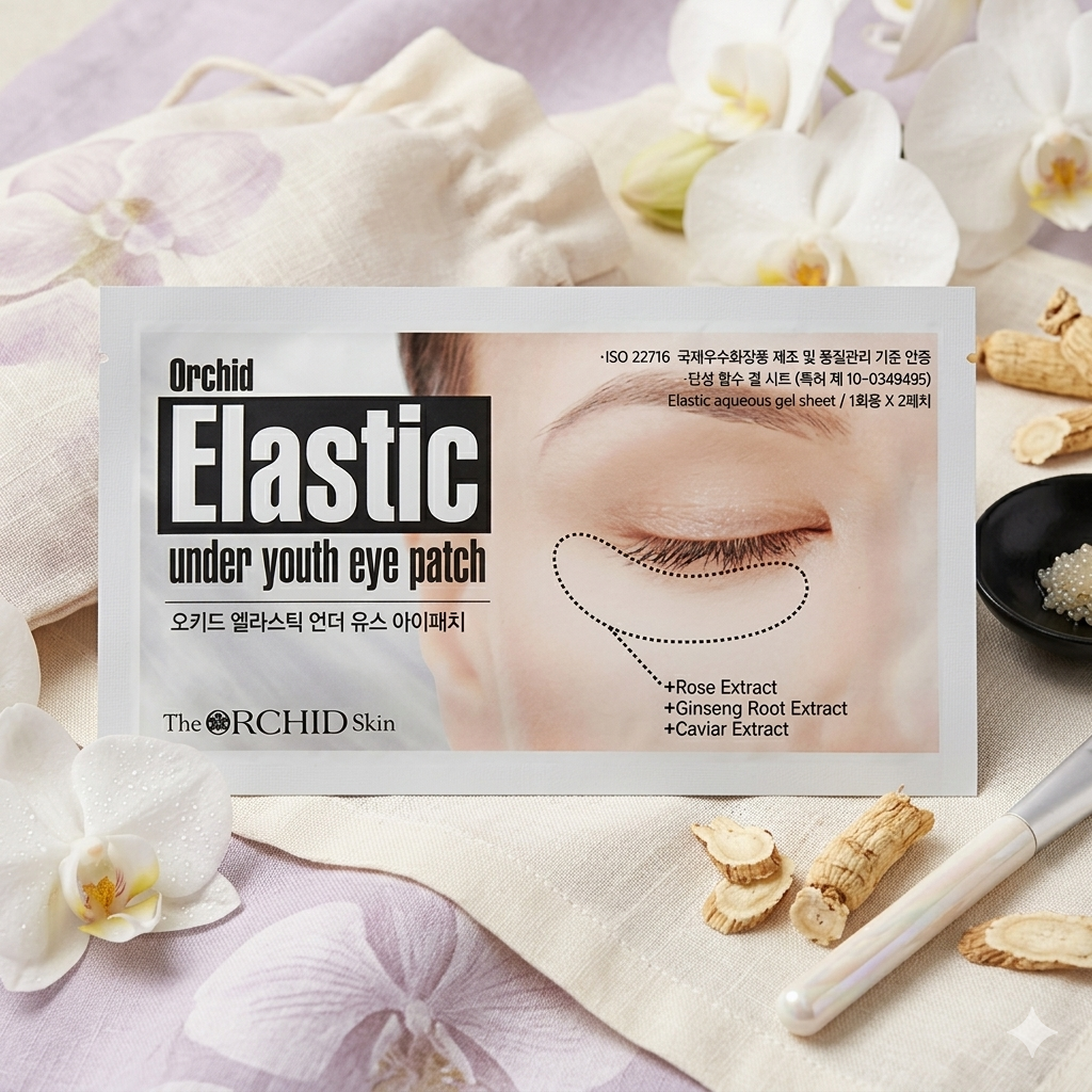 The Orchid Skin Orchid ELASTIC Under Clear Eye Patch (Improve Fine Lines And Slack) 10 pairs