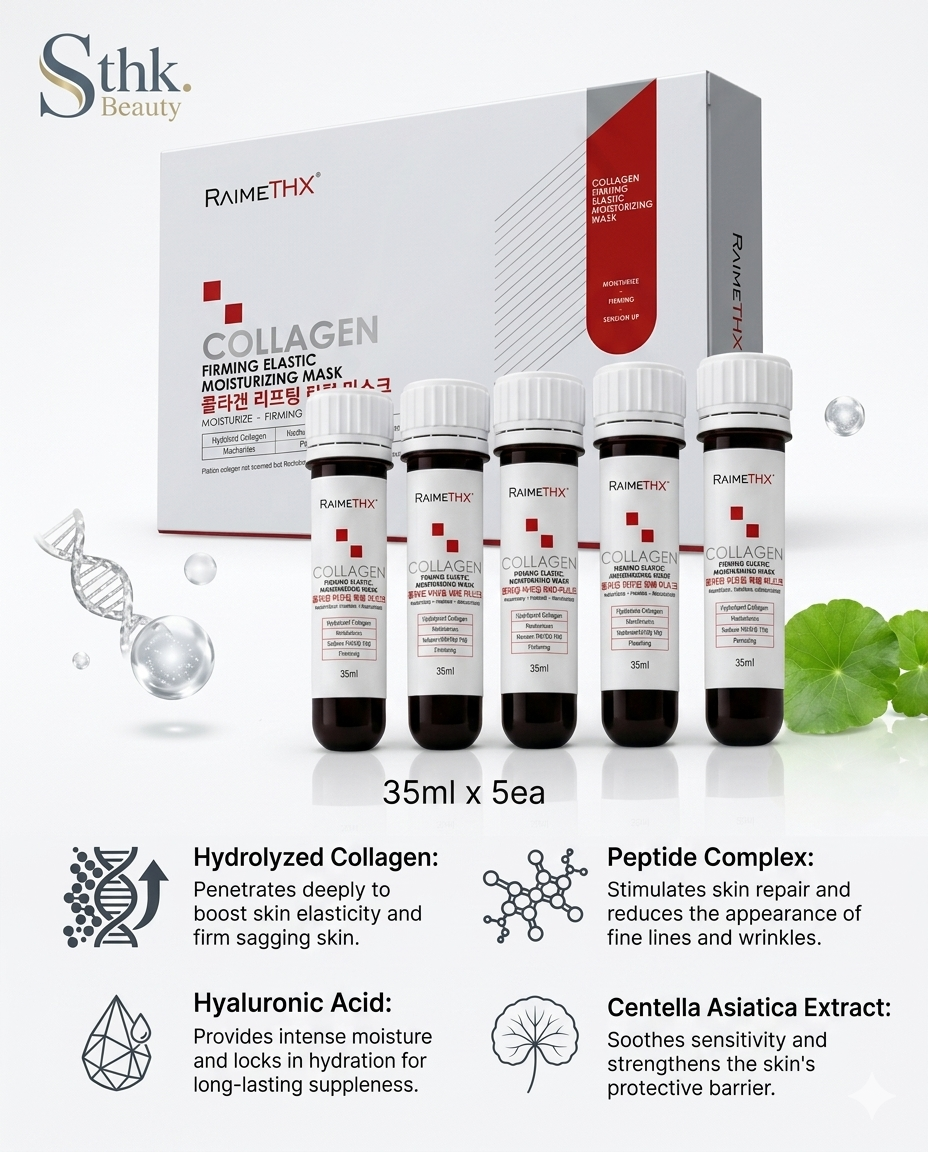 RaimeTHX Collagen Firming Elastic Moisturizing Mask 35ml x 5ea