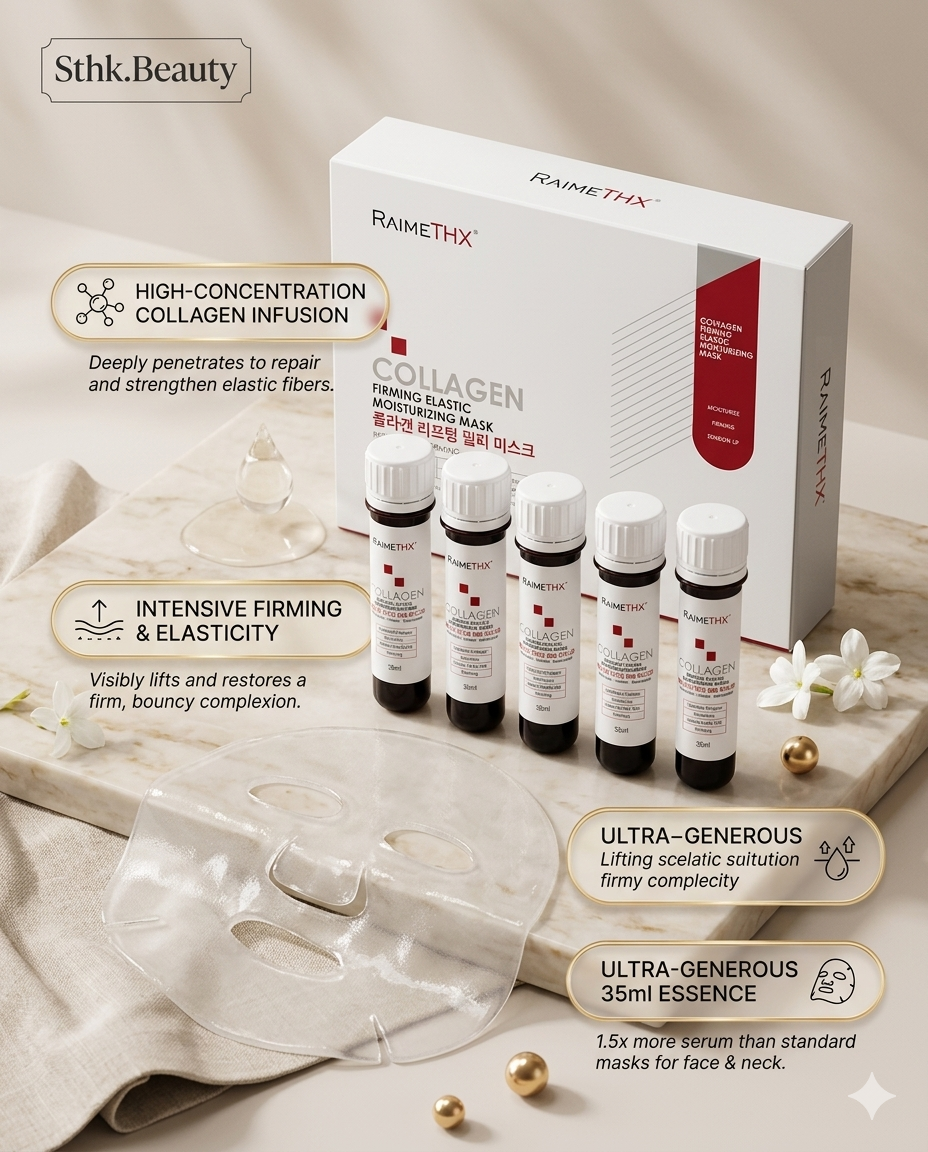 RaimeTHX Collagen Firming Elastic Moisturizing Mask 35ml x 5ea