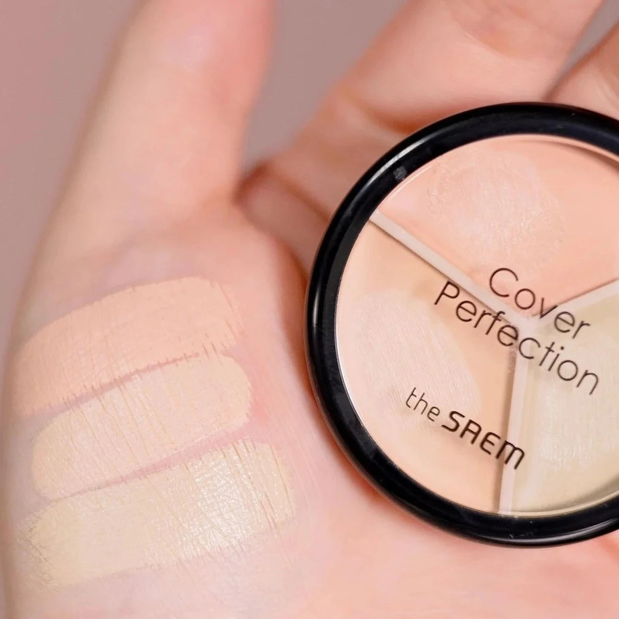 The Saem Cover Perfection Triple Pot Concealer 4.5g