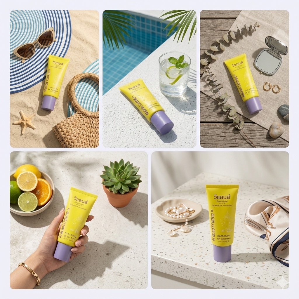 Vlanse Sun Protection Anti-UV Refreshing Sun Protection (Face & Body) SPF50+ PA+++ 35ml