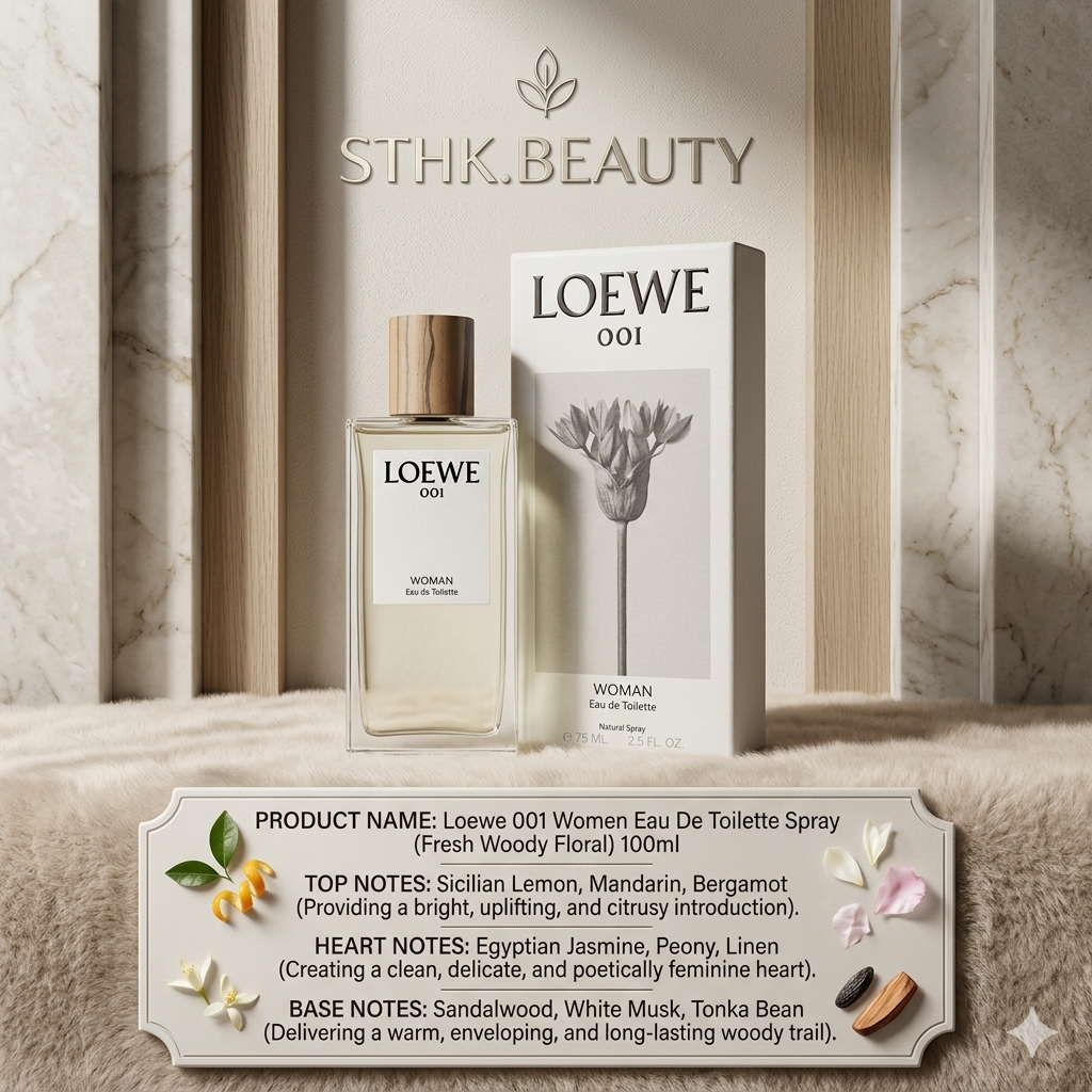 Loewe 001 Women Eau De Toilette Spray (Fresh Woody Floral) 100ml