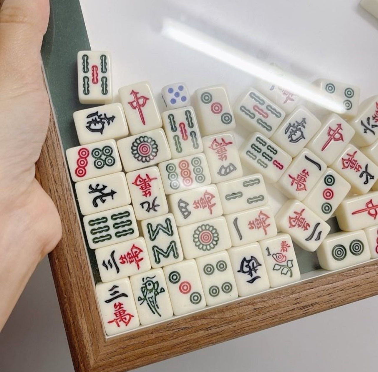 Sparrow God Grand Four Joys Mahjong Frame (10 inches) 1ea