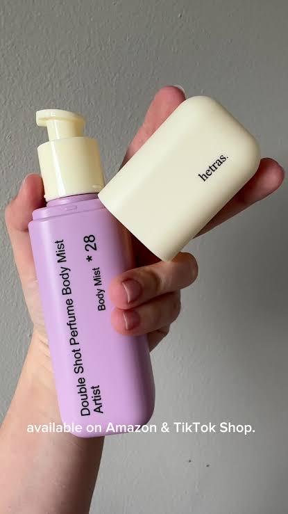 Hetras Artist 28 Long-lasting Fragrance Coating Double Shot Perfume Body Mist (Violet) 120ml