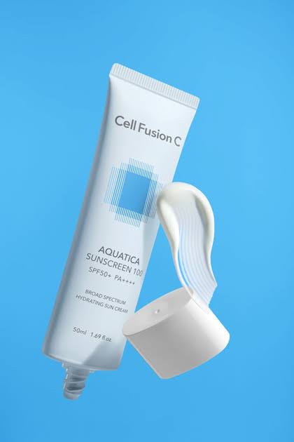 [Ultimate Cooling & Hydration Set] Cell Fusion C Aquatica Cooling Sunscreen 50ml + First Cooling Calming Mask 5ea