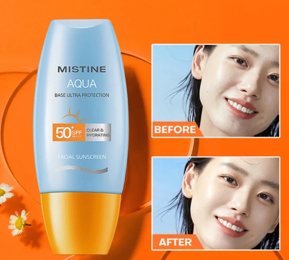 Mistine Aqua Base Ultra Protection Matte & Light Facial Sunscreen Pro (Thailand Version) SPF50 PA ++++ 60g