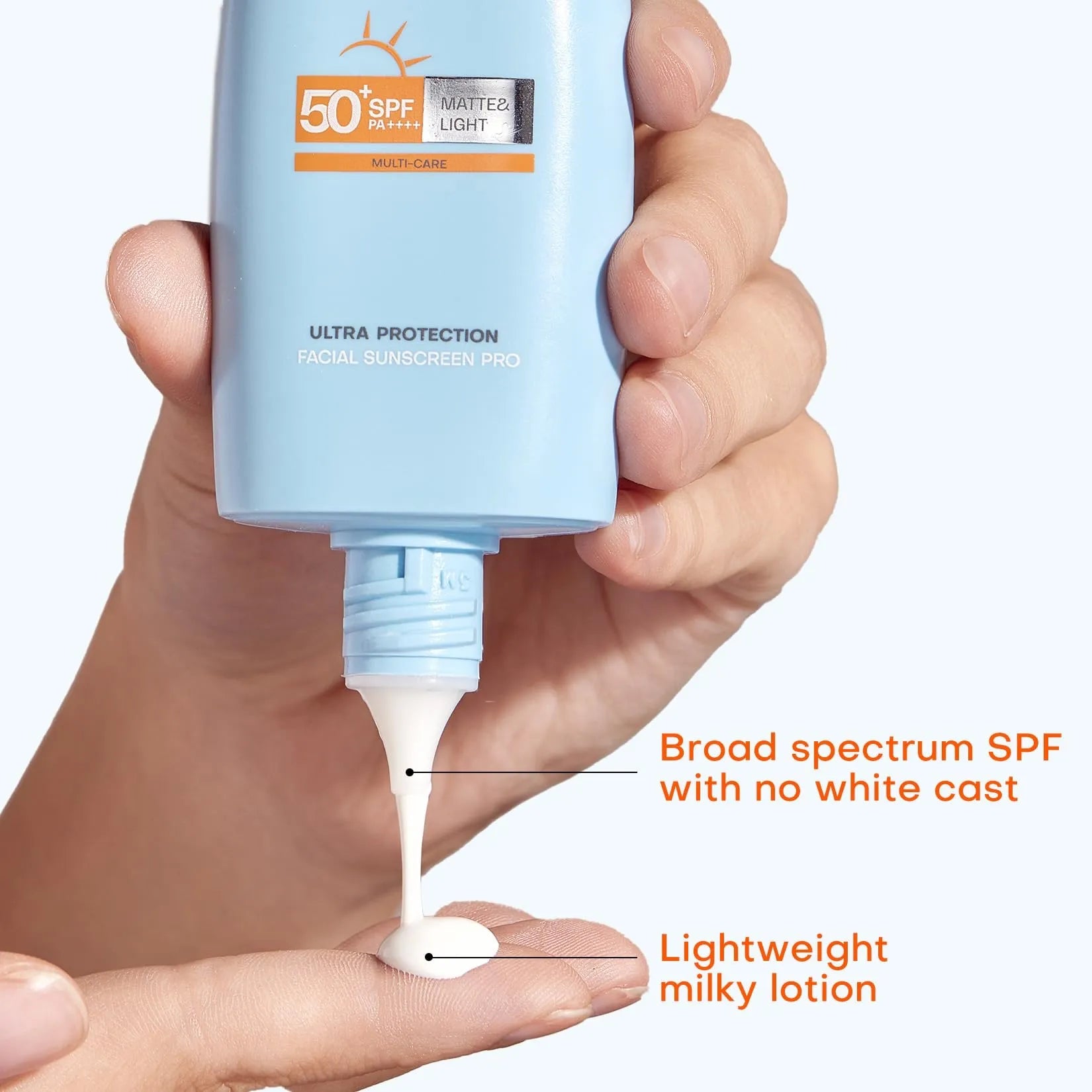 Mistine Aqua Base Ultra Protection Matte & Light Facial Sunscreen Pro (Thailand Version) SPF50 PA ++++ 60g