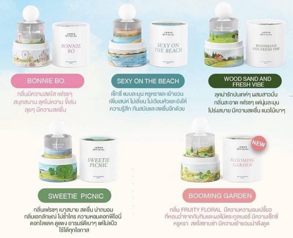 JANUA Wood Sand And Fresh Vibe Perfume (Floral & Powdery Notes) 30ml