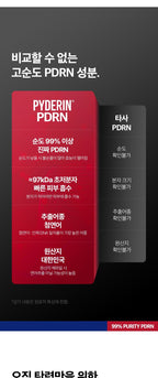 PYDERIN High Concentration PDRN Water-Glow Elasticity Anti-Aging Mask 43ml x 5pcs