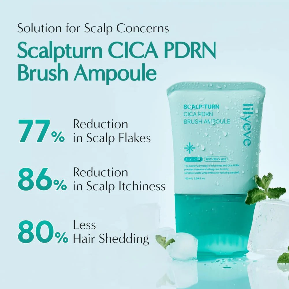 【Value Set】Lilyeve Cica PDRN Deep Clean Shampoo 500ml + Brush Ampoule 100ml