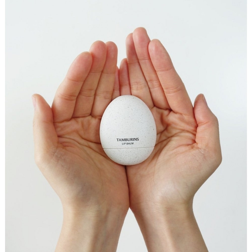 Tamburins Milk Tea Egg Lip Balm (Bergamot & Delicate Black Tea & Coconut) 5g