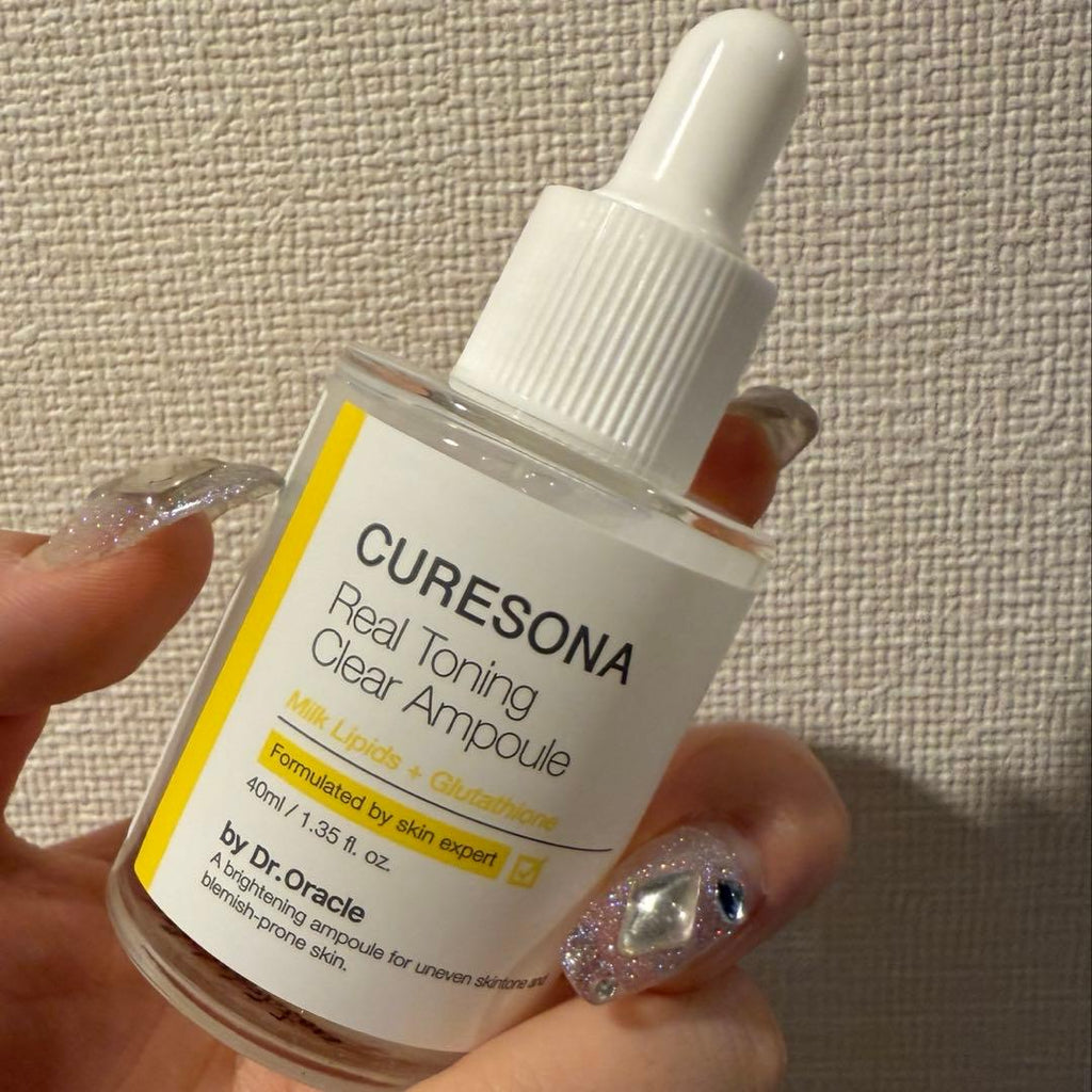 CURESONA Milk Lipids & Glutathione Real Toning Clear Ampoule (Brightening) 40ml