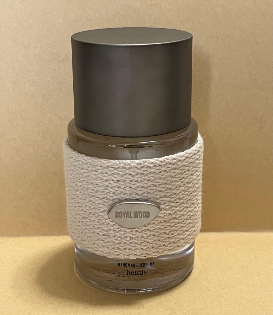 Hetras Handmade Metal Tin-style Packaging Perfume (Royal Wood) 50ml