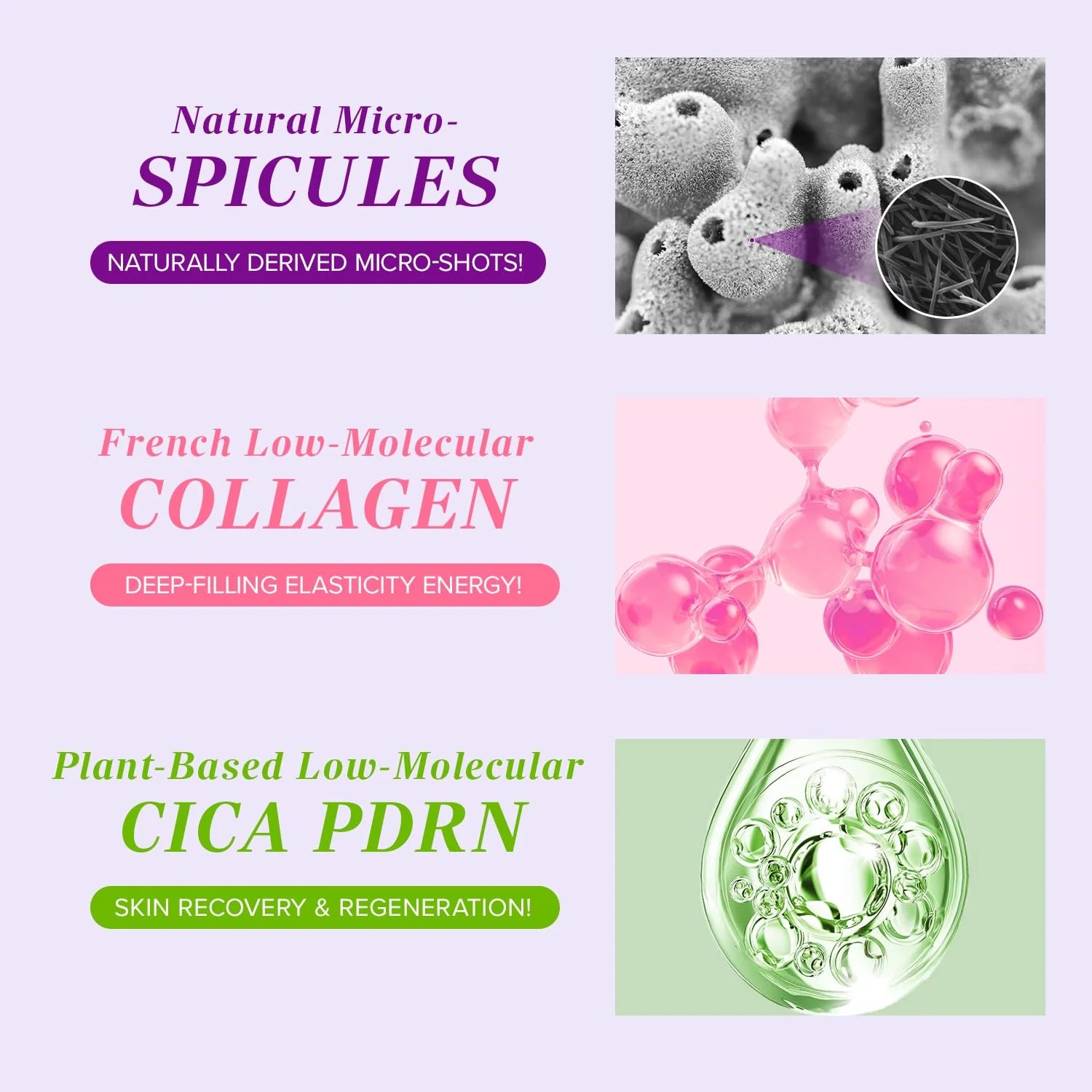 MARY & MAY 1,000 ppm Spicule Collagen PDRN Soothing Cream 15g