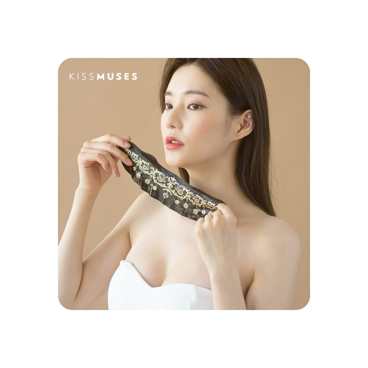 KISSMUSES 韓國 玻尿酸女神無瑕頸膜 12ml x 10片