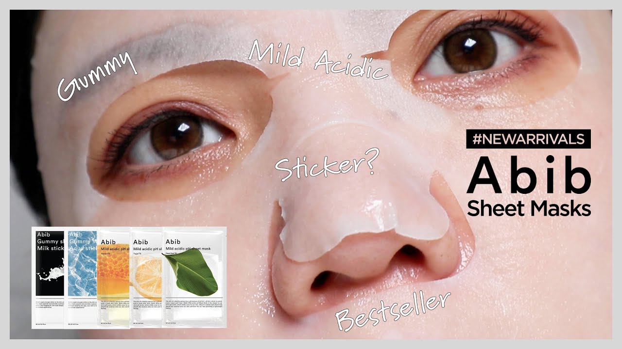 Abib Gummy Sheet Mask Collagen Milk Sticker 10ea