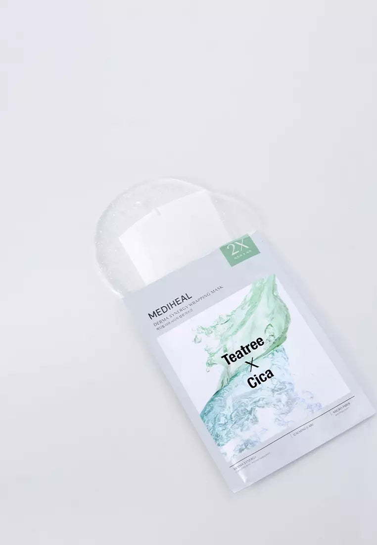 Mediheal 韓國 茶樹x積雪草雙效舒緩修護面膜 4片