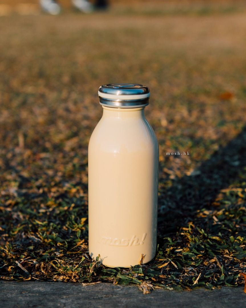 Japan MOSH! Milk-Themed Thermal Insulated Bottle 350ml