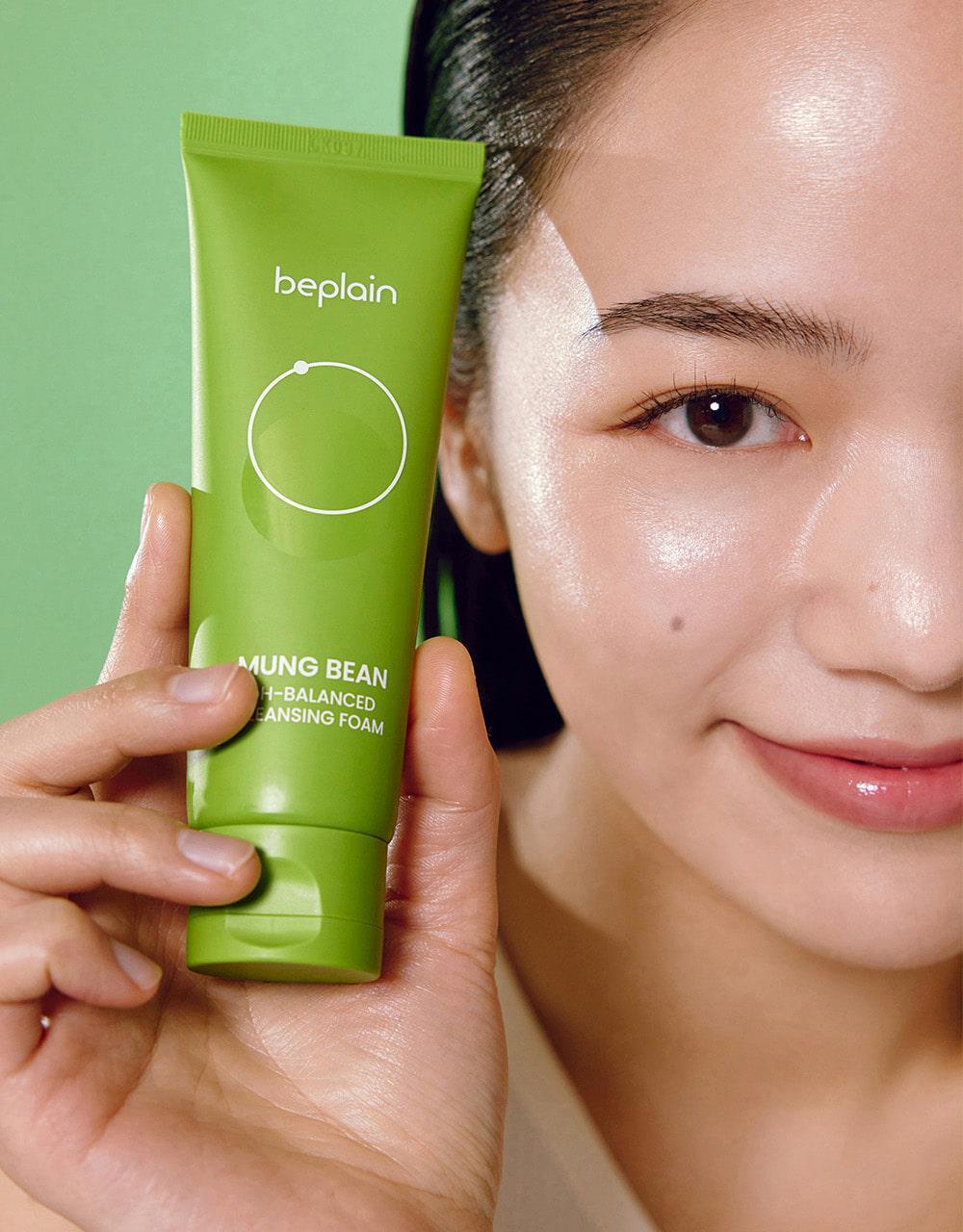 Beplain Mung Bean pH-Balanced Cleansing Foam 80ml