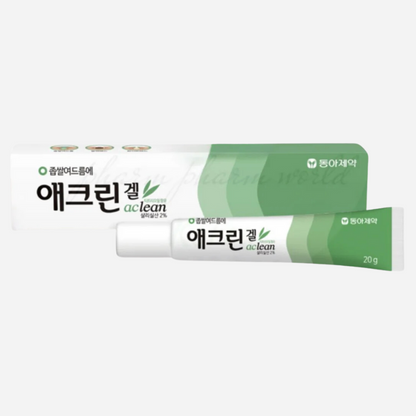 Dong A Pharm 東亞製藥 Aclean 2%水楊酸去黑頭粉刺酒米凝膠啫喱 20ml