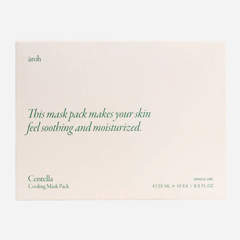 Aroh Centella Herb Cooling Mask Pack 25ml x 10ea