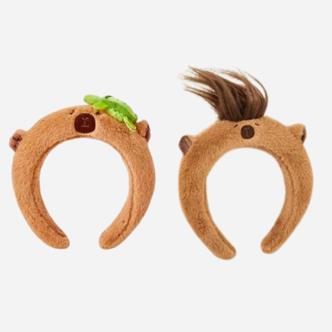  FUFUFUFUF 水豚寶寶小髮帶 (毛毛/龜龜) 1個