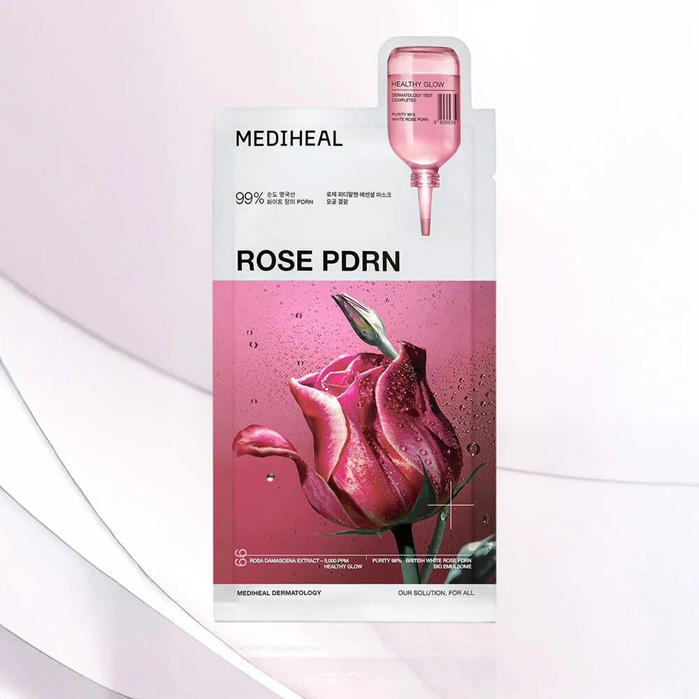Mediheal 韓國 玫瑰PDRN 健康光澤精華面膜(緊緻) 10片