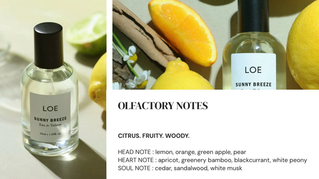 LOE Sunny Breeze Eau de Toilettle (Lemon & Orange) 50ml