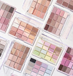 Wakemake Soft Blurring Eye Palette With 16 Colors (#07 Soda Coral) 14g