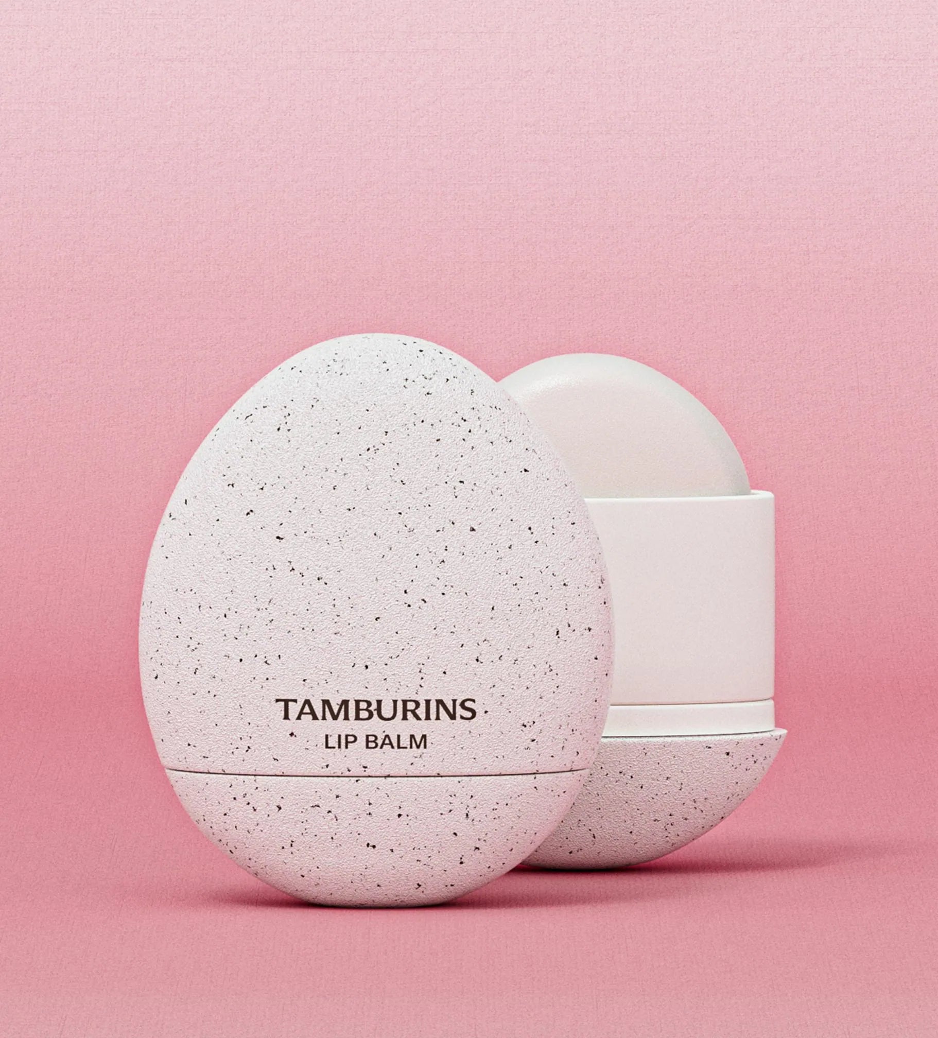 Tamburins Milk Tea Egg Lip Balm (Bergamot & Delicate Black Tea & Coconut) 5g