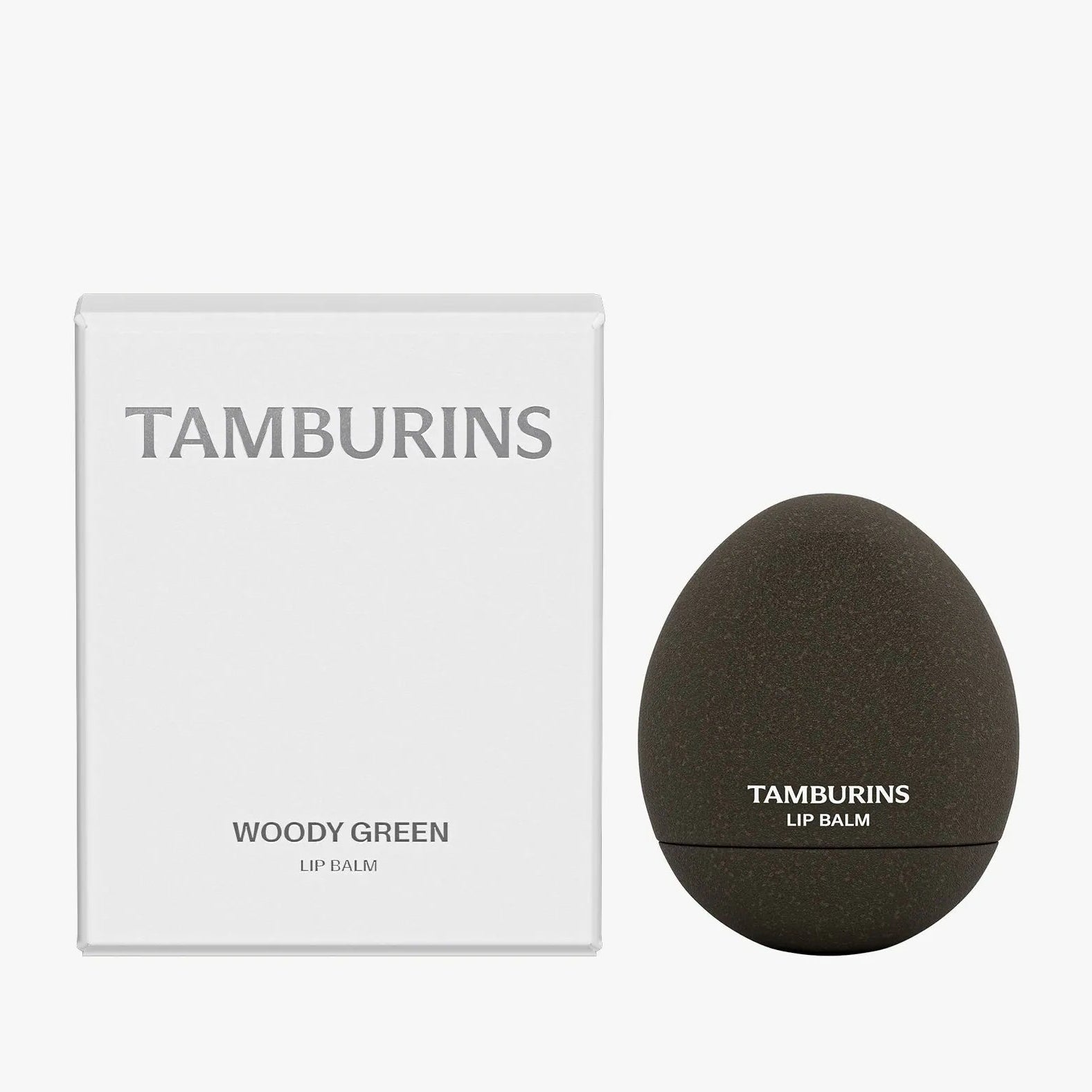 Tamburins Woody Green Egg Lip Balm (Fresh Mandarin Juice & Aromatic Herbs & Bukke) 5g
