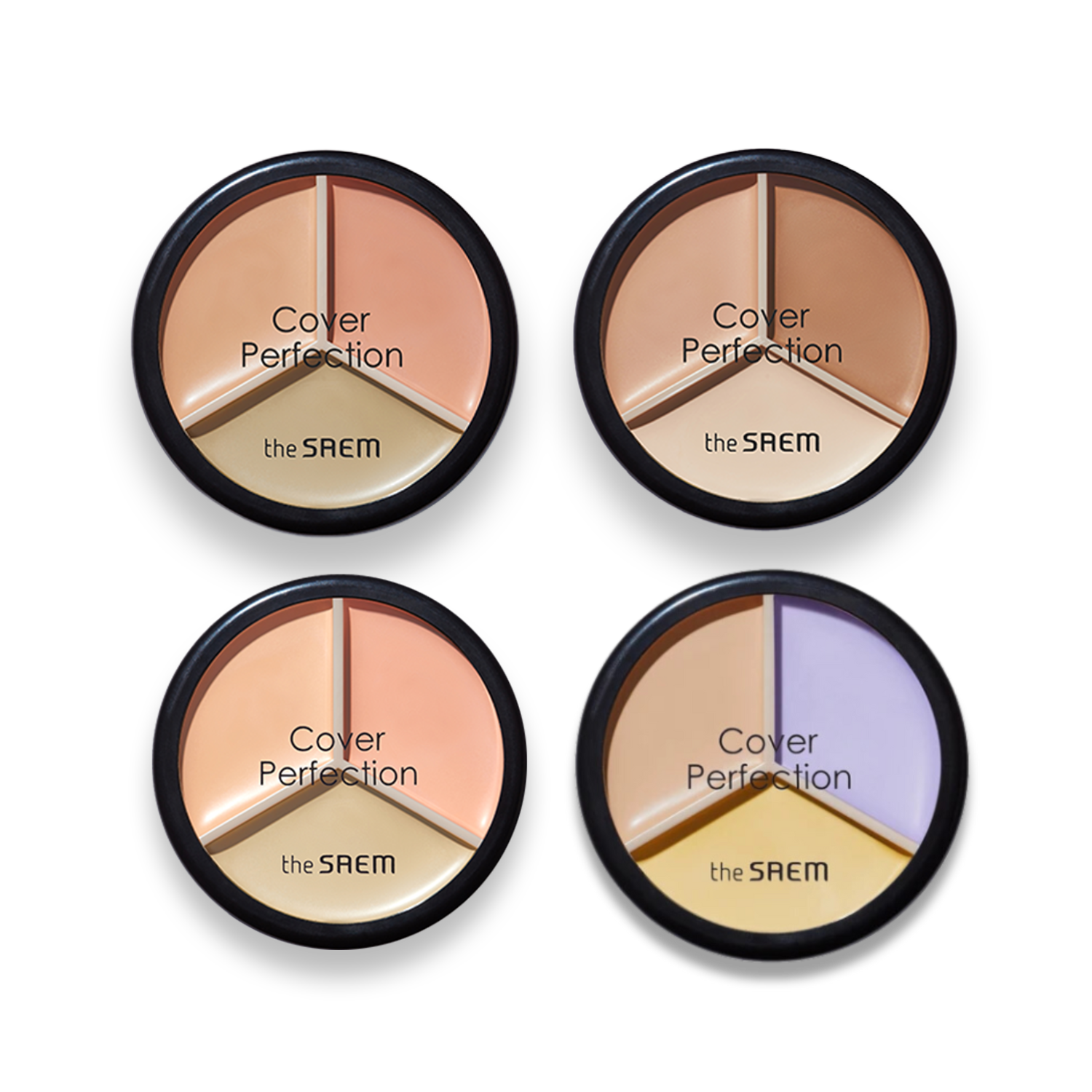 The Saem Cover Perfection Triple Pot Concealer 4.5g