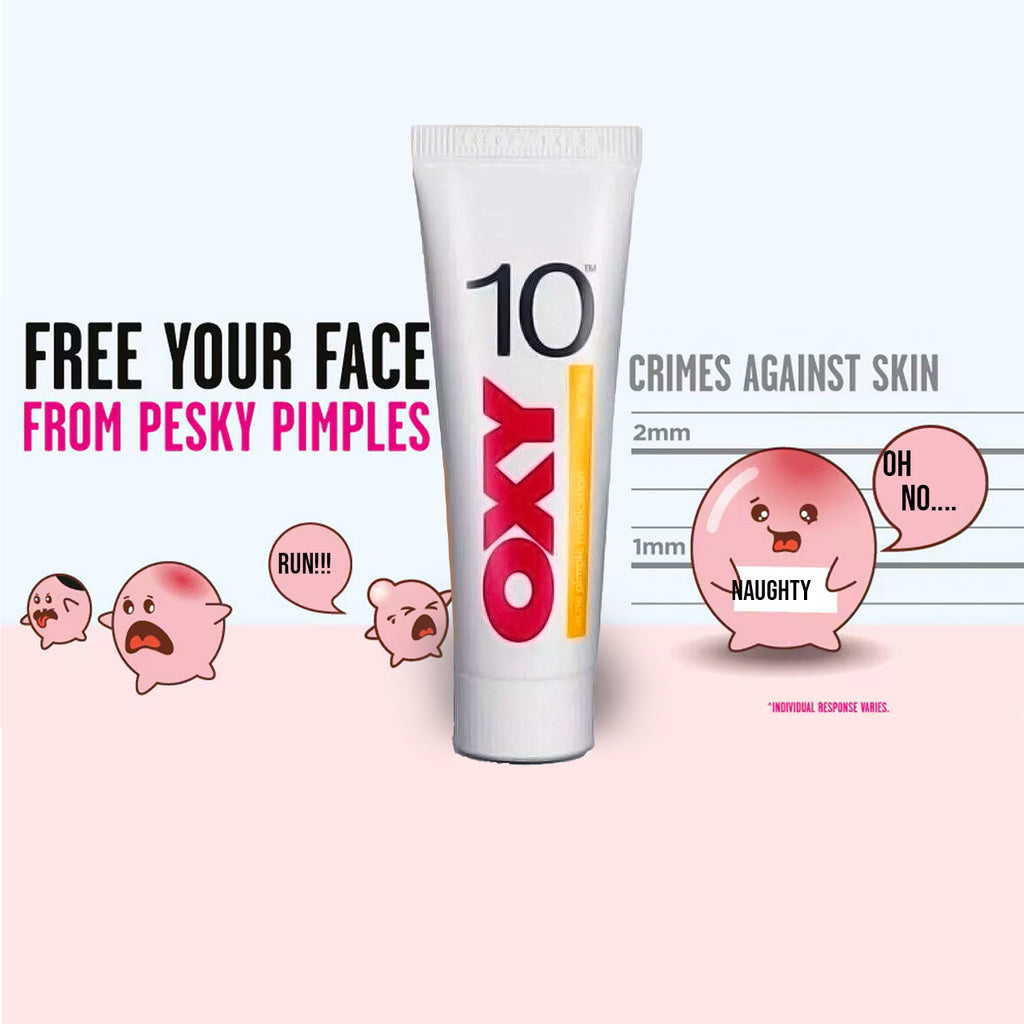 OXY 10 Benzoyl Peroxide Acne Gel (Yellow) 25g