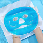 Revitalizing Ice Face Mask: Reusable Hot & Cold Compress for Puffiness, Dark Circles & Migraine Relief